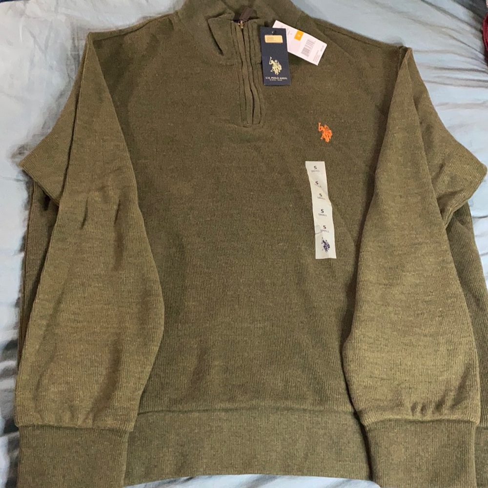 U.S. Polo Assn - Men’s Small 1/4 Zip Pullover Sweater